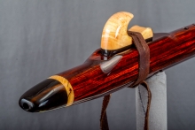 Cocobolo Native American Flute, Minor, Mid G-4, #N10B